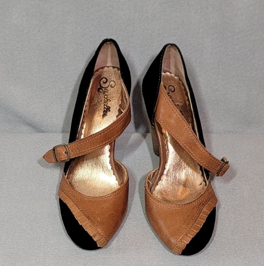 Seychelles Anthropologie Special Edition Leather Heels 7.5